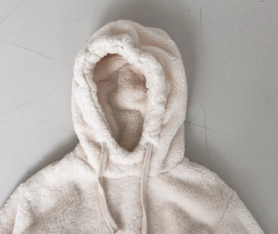 Bebe Sherpa Hood Romper