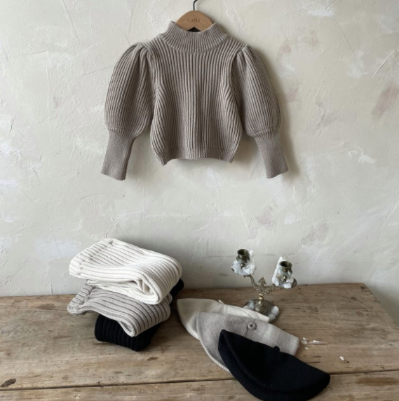 Puff Sleeve Knit
