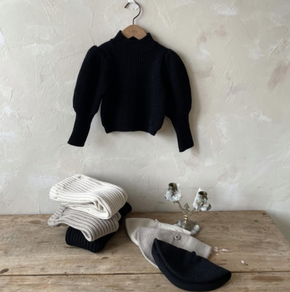 Puff Sleeve Knit