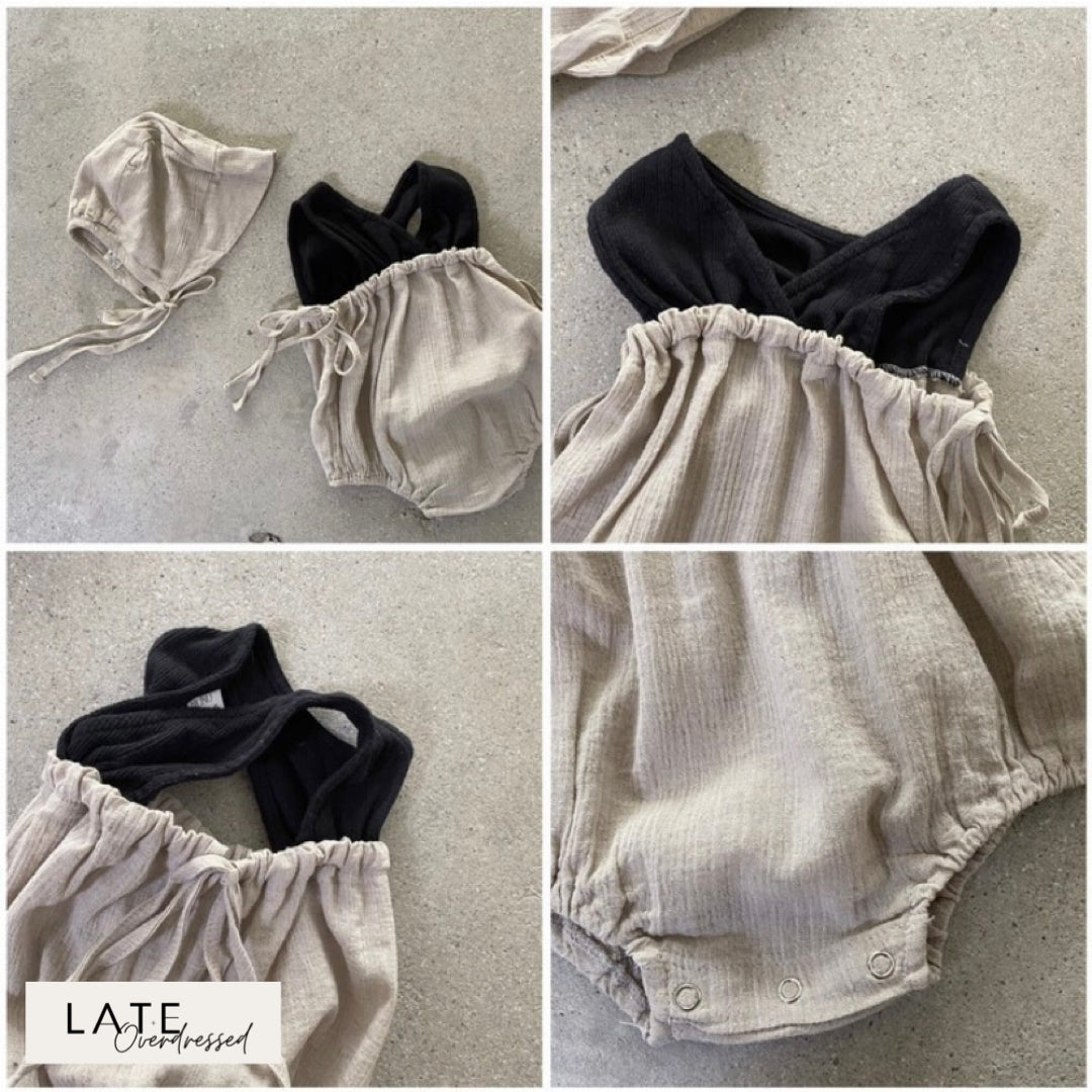 Isaac Romper & Bonnet