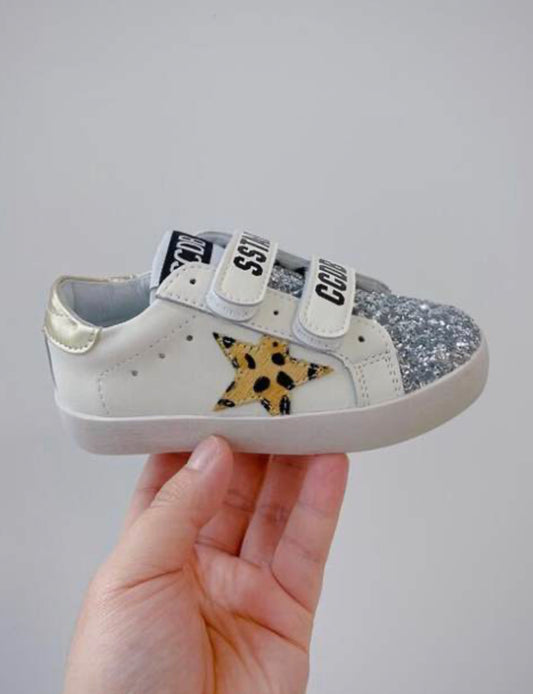 Glitter Star Velcro Sneaker