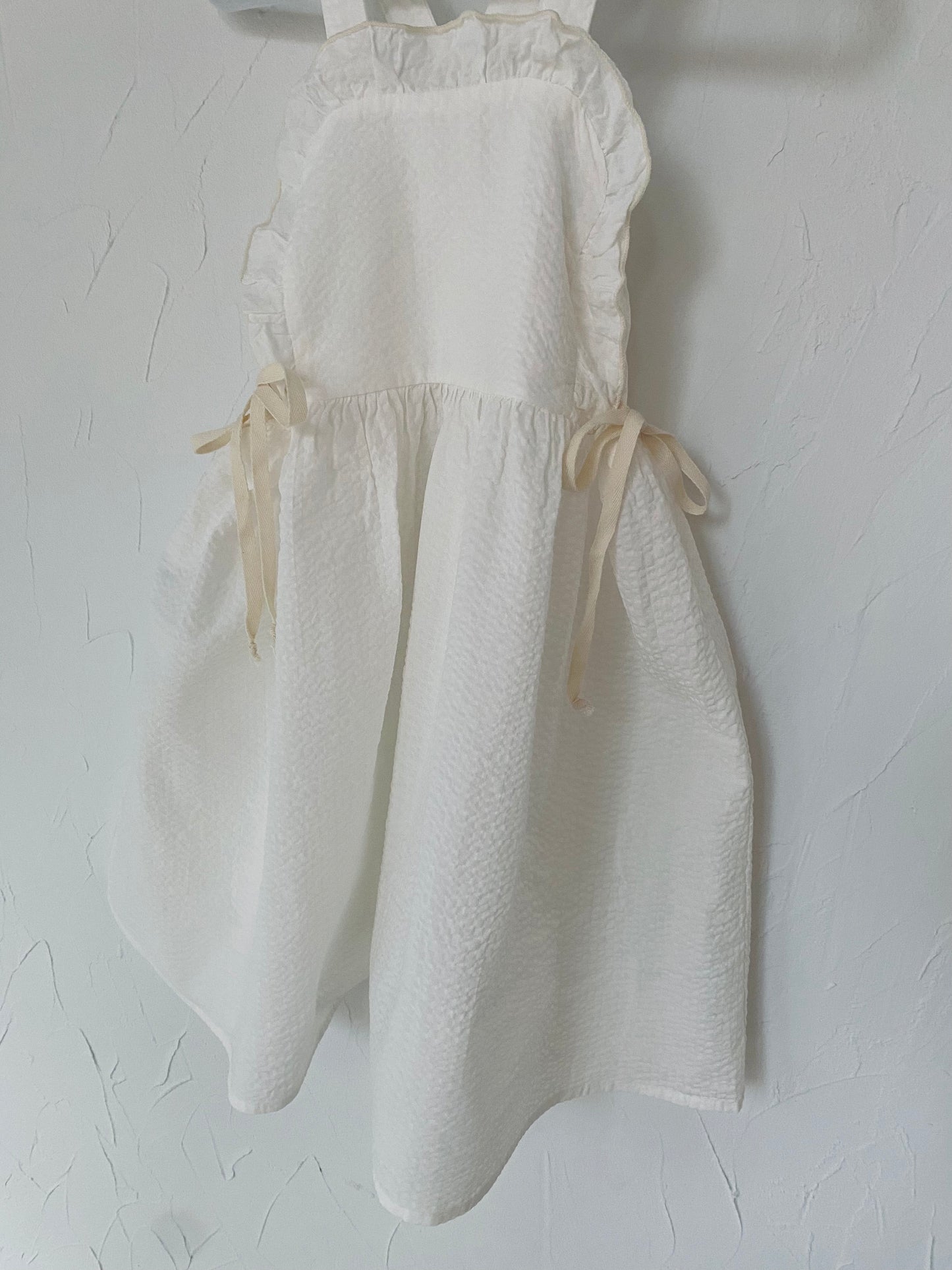 Ruffle Seersucker Dress