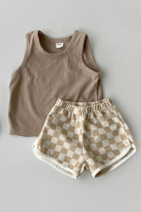 Check Terry Shorts