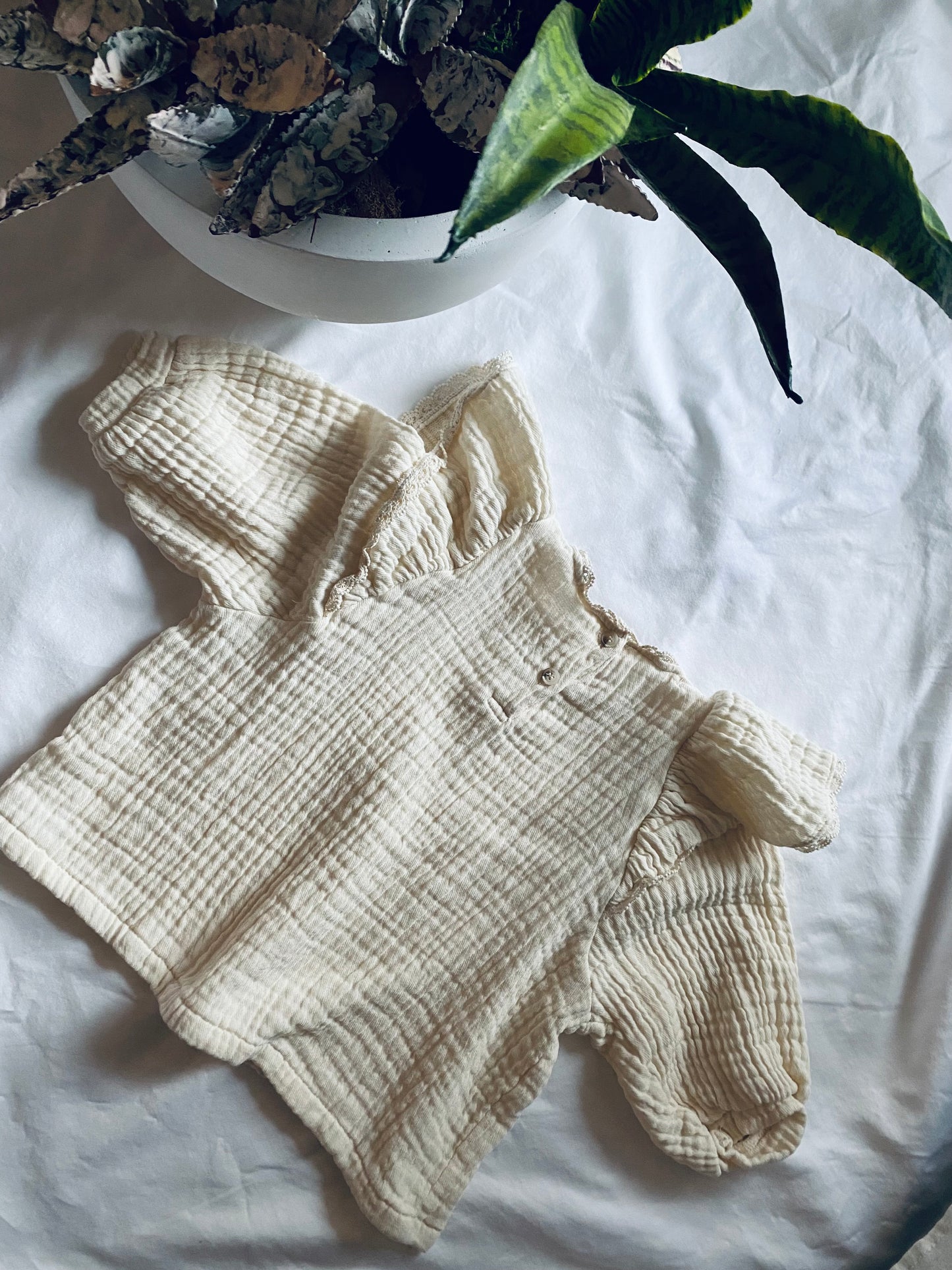 Cotton Frill Blouse