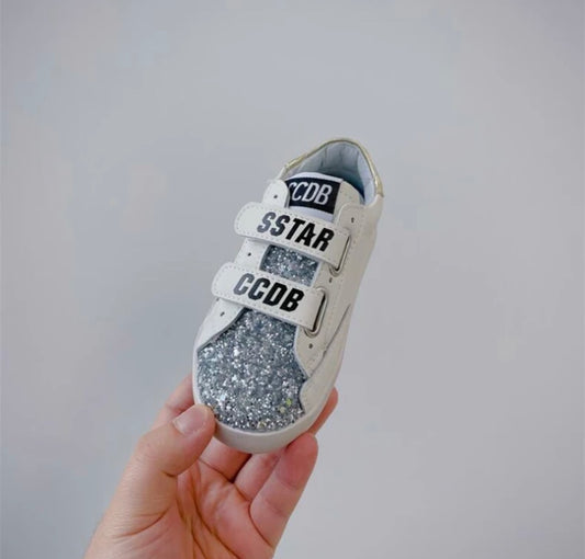Glitter Star Velcro Sneaker